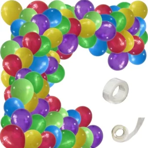 Ballonnen spektakel in de stad